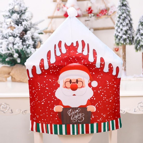 47x60cm Christmas Santa Hat Chair Covers Table Cloth Dinner Home Decorations Ornaments 47x60cm Christmas Santa Hat Chair Covers Table Cloth Dinner Home Decorations Ornaments