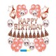 48PCS Rose Gold Birthday Party Balloons Happy Birthday Letter Foil Balloon Decor 48PCS Rose Gold Birthday Party Balloons Happy Birthday Letter Foil Balloon Decor