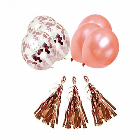48PCS Rose Gold Birthday Party Balloons Happy Birthday Letter Foil Balloon Decor 48PCS Rose Gold Birthday Party Balloons Happy Birthday Letter Foil Balloon Decor