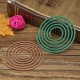 48pcs Natural Coil Incense Fragrance Indoor Aromatherapy Buddhist Holder