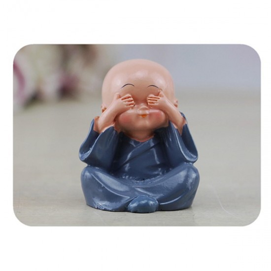 4PCS Auto Ornaments Micro Landscape Figurine Dolls Resin Small Statue Monk Statues Resin Car Desk Shelf Decorations 4PCS Auto Ornaments Micro Landscape Figurine Dolls Resin Small Statue Monk Statues Resin Car Desk Shelf Decorations
