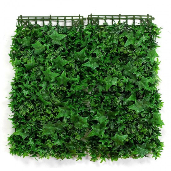 4Pcs Anti UV Artificial Hedge Mat Board Ivy Bushes Background Fence Wall Decor