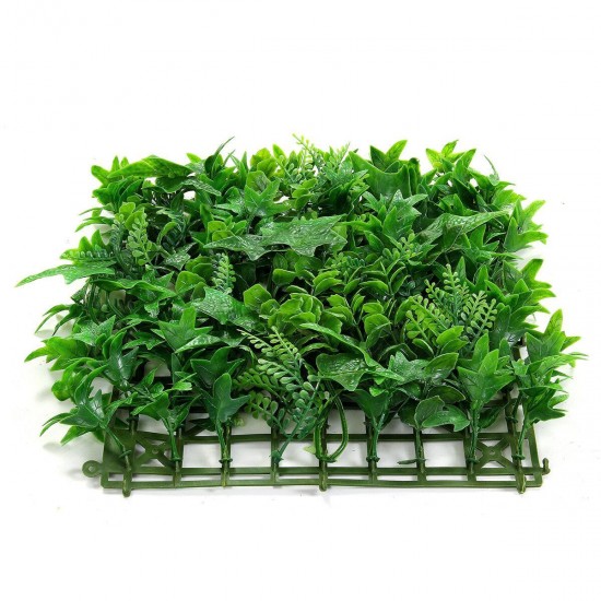 4Pcs Anti UV Artificial Hedge Mat Board Ivy Bushes Background Fence Wall Decor