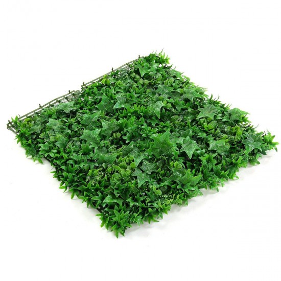 4Pcs Anti UV Artificial Hedge Mat Board Ivy Bushes Background Fence Wall Decor