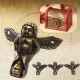 4Pcs Antique Brass Jewelry Chest Wood Box Decoration Feet Leg Corner Protector With Screws
