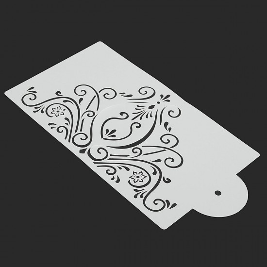 4Pcs Damask Lace Flower Designer Stencil Mould for Wedding Party Cake Decorations 4Pcs Damask Lace Flower Designer Stencil Mould for Wedding Party Cake Decorations