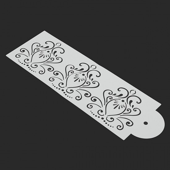 4Pcs Damask Lace Flower Designer Stencil Mould for Wedding Party Cake Decorations 4Pcs Damask Lace Flower Designer Stencil Mould for Wedding Party Cake Decorations