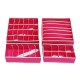 4Pcs Storage Box Underwear Bra Socks Display Non Woven Closet Drawer Container Organiser 4Pcs Storage Box Underwear Bra Socks Display Non Woven Closet Drawer Container Organiser