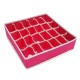 4Pcs Storage Box Underwear Bra Socks Display Non Woven Closet Drawer Container Organiser