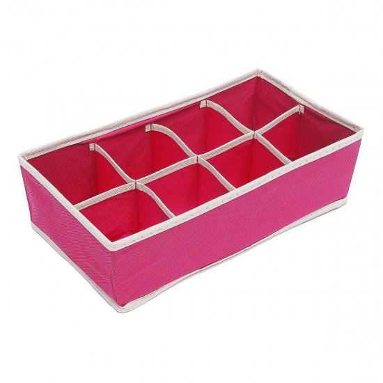 4Pcs Storage Box Underwear Bra Socks Display Non Woven Closet Drawer Container Organiser 4Pcs Storage Box Underwear Bra Socks Display Non Woven Closet Drawer Container Organiser