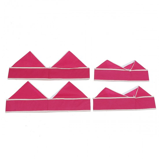 4Pcs Storage Box Underwear Bra Socks Display Non Woven Closet Drawer Container Organiser 4Pcs Storage Box Underwear Bra Socks Display Non Woven Closet Drawer Container Organiser