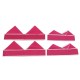 4Pcs Storage Box Underwear Bra Socks Display Non Woven Closet Drawer Container Organiser 4Pcs Storage Box Underwear Bra Socks Display Non Woven Closet Drawer Container Organiser