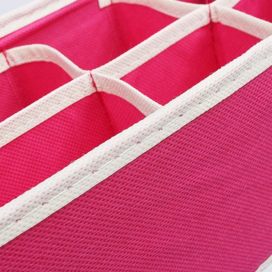4Pcs Storage Box Underwear Bra Socks Display Non Woven Closet Drawer Container Organiser 4Pcs Storage Box Underwear Bra Socks Display Non Woven Closet Drawer Container Organiser