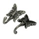 4pcs 35*56mm Antique Brass Butterfly Wall Hook Shirt Coat Hanger Vintage Style 4pcs 35*56mm Antique Brass Butterfly Wall Hook Shirt Coat Hanger Vintage Style