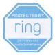4'' x 4'' Ring Doorbell Sticker Video Security Camera Yard Sign Sticker Outdoor 4'' x 4'' Ring Doorbell Sticker Video Security Camera Yard Sign Sticker Outdoor