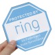 4'' x 4'' Ring Doorbell Sticker Video Security Camera Yard Sign Sticker Outdoor 4'' x 4'' Ring Doorbell Sticker Video Security Camera Yard Sign Sticker Outdoor