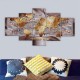 5 Panel Unframed World Map Canvas Print Paintings Home Bedroom Wall Art Decorations 5 Panel Unframed World Map Canvas Print Paintings Home Bedroom Wall Art Decorations