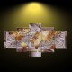 5 Panel Unframed World Map Canvas Print Paintings Home Bedroom Wall Art Decorations 5 Panel Unframed World Map Canvas Print Paintings Home Bedroom Wall Art Decorations
