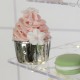 5 Tier Acrylic Clear Cupcake Display Stand Pastry Holder With LED String Light Wedding Decor Supplies