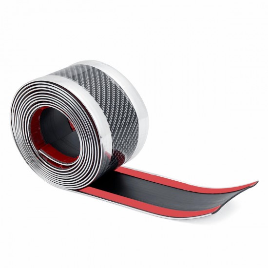 5 x 250cm/7 x 250cm Car Carbon Fiber Rubber Guard Strip Stickers Door Sill Trim Protector 5 x 250cm/7 x 250cm Car Carbon Fiber Rubber Guard Strip Stickers Door Sill Trim Protector