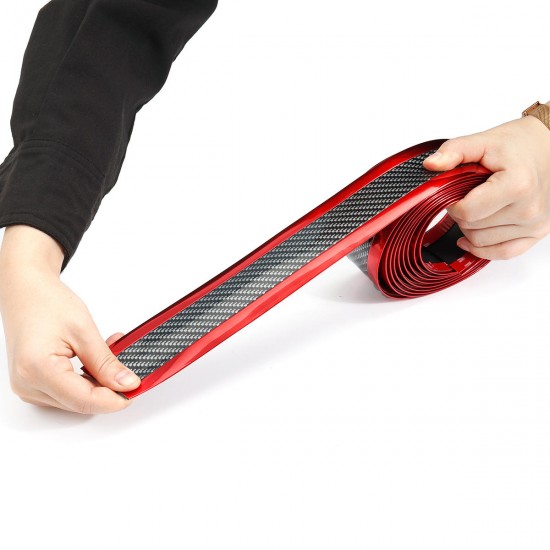 5 x 250cm/7 x 250cm Car Carbon Fiber Rubber Guard Strip Stickers Door Sill Trim Protector 5 x 250cm/7 x 250cm Car Carbon Fiber Rubber Guard Strip Stickers Door Sill Trim Protector