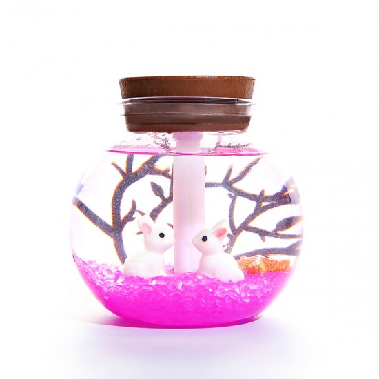 500ml Micro Landscape Humidifier USB LED Air Diffuser Aroma Purifier Atomizer