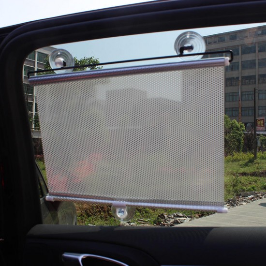 50*120CM Auto Retractable Car Resistant UV Sun Visor Rear Windshield Folding