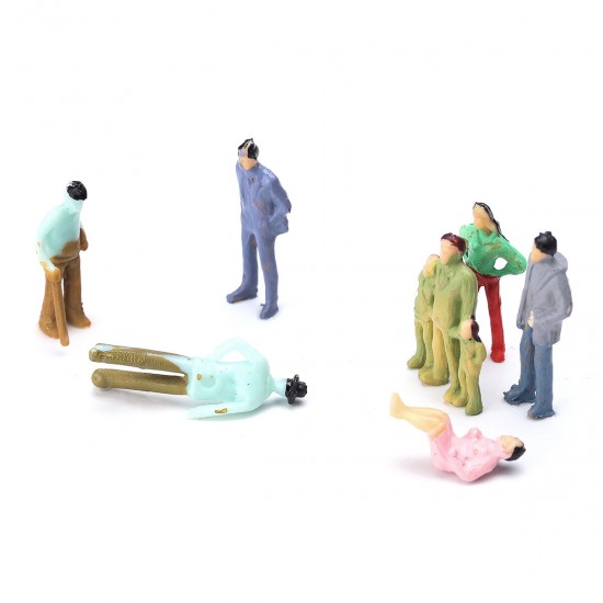 50Pcs 6 Sizes Painted Model People Figure Seated Passenger Kids Toys Gift 50Pcs 6 Sizes Painted Model People Figure Seated Passenger Kids Toys Gift