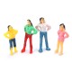 50Pcs 6 Sizes Painted Model People Figure Seated Passenger Kids Toys Gift 50Pcs 6 Sizes Painted Model People Figure Seated Passenger Kids Toys Gift