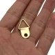 50Pcs Copper Triangle Photo Picture Frame Wall Mount Hook Hanger Ring 50Pcs Copper Triangle Photo Picture Frame Wall Mount Hook Hanger Ring