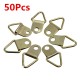 50Pcs Copper Triangle Photo Picture Frame Wall Mount Hook Hanger Ring 50Pcs Copper Triangle Photo Picture Frame Wall Mount Hook Hanger Ring