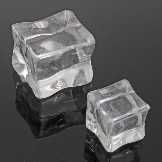 50Pcs Crystal Clear Artificial Acrylic Ice Cube Square Decor Photo Photography Props Decorations 50Pcs Crystal Clear Artificial Acrylic Ice Cube Square Decor Photo Photography Props Decorations