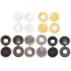 50Pcs Hinge Plastic Screw Covers Caps 6mm Hole Screw Protector Decor 5 Colors