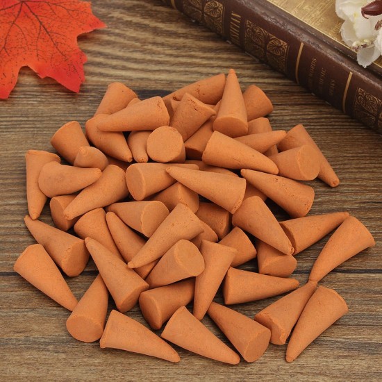 50Pcs/Bag Backflow Incense Burner Cones Jasmine Tea Lemon Rose Sandalwood Agilawood Fragrant 50Pcs/Bag Backflow Incense Burner Cones Jasmine Tea Lemon Rose Sandalwood Agilawood Fragrant