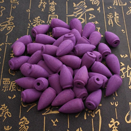 50Pcs/Bag Backflow Incense Cones Sandalwood Jasmine Lily Lavender Mixed Fragrance Burner Censer Cone 50Pcs/Bag Backflow Incense Cones Sandalwood Jasmine Lily Lavender Mixed Fragrance Burner Censer Cone