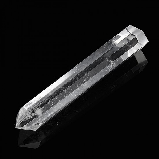 50g 100% Natural Clear Quartz Crystal Point Specimen Healing Rock Stone 150mm Home Decorations Gift