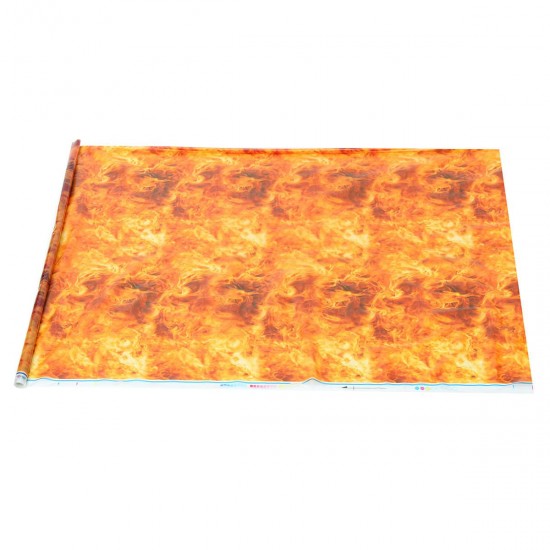 50x100/200cm PVA Dipping Hydrographics Water Transfer Print Film Flame Patter Carbon Fiber Film Car Decor Accessories