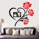 50x50/80x80cm 3D Roses Acrylic Wall Sticker Vinyl Art Decor Living Room Home Decal 50x50/80x80cm 3D Roses Acrylic Wall Sticker Vinyl Art Decor Living Room Home Decal