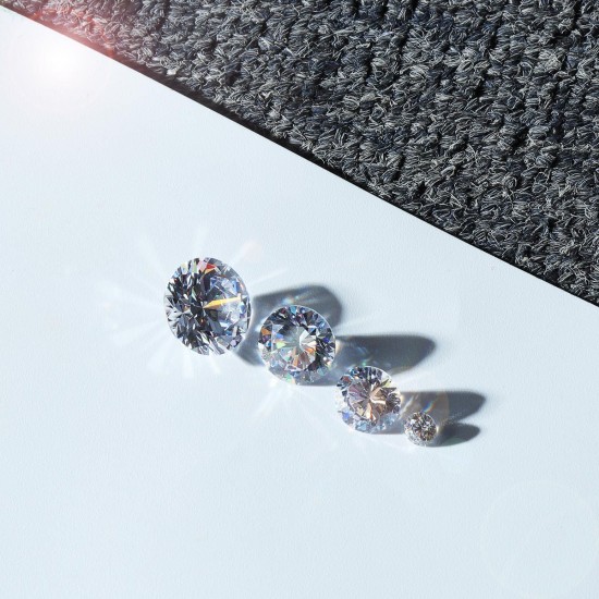 5/10/12/15/20mm Round D White VVS Simulated Hearts & Arrow Lab-Created Diamond Gemstones Decorations 5/10/12/15/20mm Round D White VVS Simulated Hearts & Arrow Lab-Created Diamond Gemstones Decorations