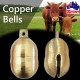 55x33mm Antique Super Loud Pure Copper Bells Sheep Dog Animal Cattle Brass Bell Decorations