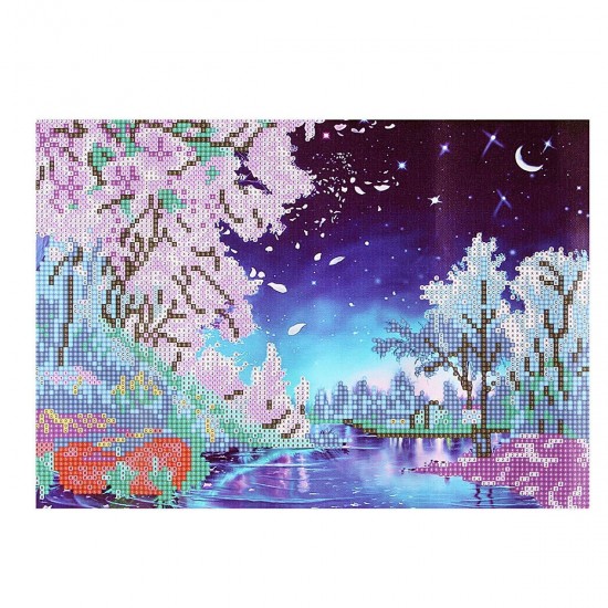 5D DIY Diamond RhinPaintings Cross Stitch Embroidery Dreamy Tool Kit Decor 5D DIY Diamond RhinPaintings Cross Stitch Embroidery Dreamy Tool Kit Decor