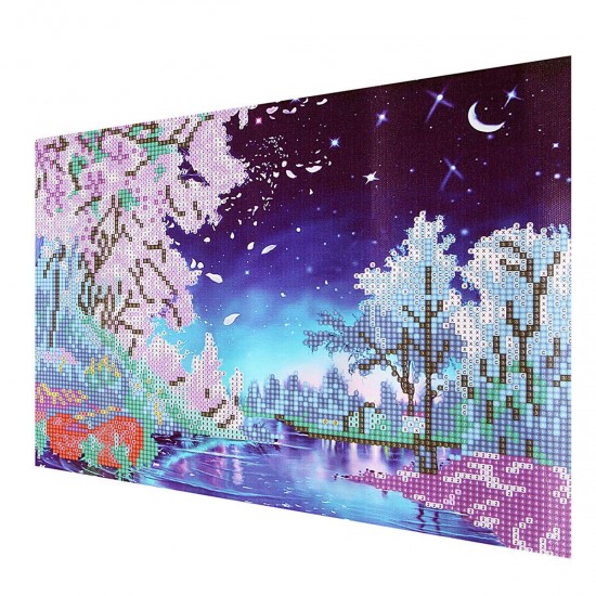 5D DIY Diamond RhinPaintings Cross Stitch Embroidery Dreamy Tool Kit Decor