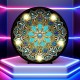 5D Diamond Painting Mandala Embroidery Full Special Shaped Drill LED Lamp light