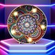 5D Diamond Painting Mandala Embroidery Full Special Shaped Drill LED Lamp light