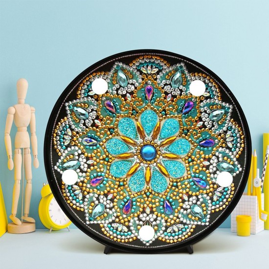 5D Diamond Painting Mandala Embroidery Full Special Shaped Drill LED Lamp light 5D Diamond Painting Mandala Embroidery Full Special Shaped Drill LED Lamp light