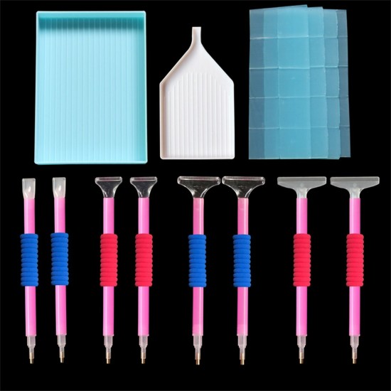 5D Handmade Embroidery DIY Kit Multi Accessories Diamond Painting Tools Set