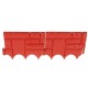 5PCS Plastic Garden Fence Panels Garden Fencing Lawn Edging Plant Border Fence 5PCS Plastic Garden Fence Panels Garden Fencing Lawn Edging Plant Border Fence