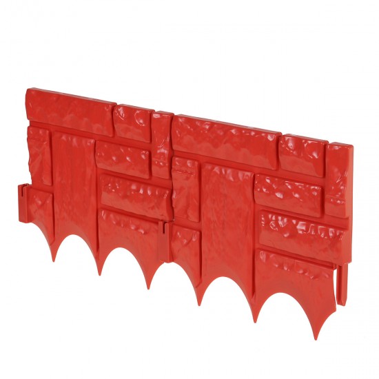 5PCS Plastic Garden Fence Panels Garden Fencing Lawn Edging Plant Border Fence 5PCS Plastic Garden Fence Panels Garden Fencing Lawn Edging Plant Border Fence