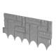 5PCS Plastic Garden Fence Panels Garden Fencing Lawn Edging Plant Border Fence 5PCS Plastic Garden Fence Panels Garden Fencing Lawn Edging Plant Border Fence
