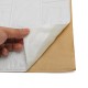 5Pcs 3D Waterproof Tile Brick Wall Sticker Self-adhesive White Foam Panel 70x77cm 5Pcs 3D Waterproof Tile Brick Wall Sticker Self-adhesive White Foam Panel 70x77cm